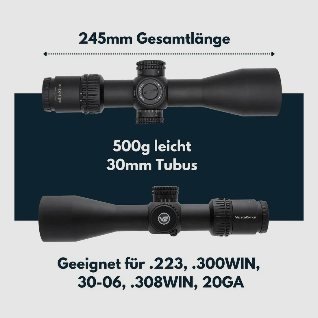 Vector Optics SCOM-24 Veyron 3-12x44SFP