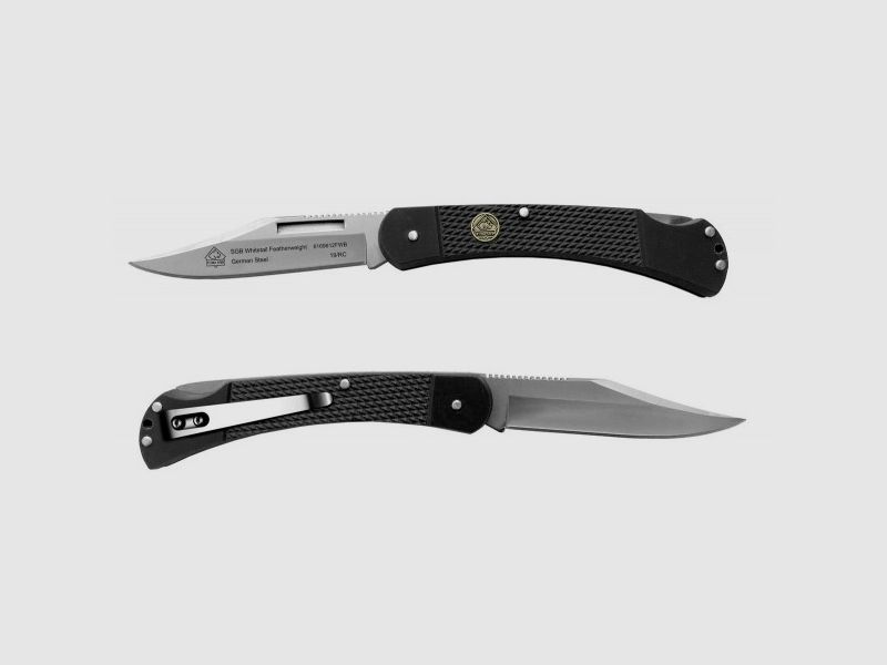PUMA SGB Whitetail Featherweight schwarz G10 mit Clip