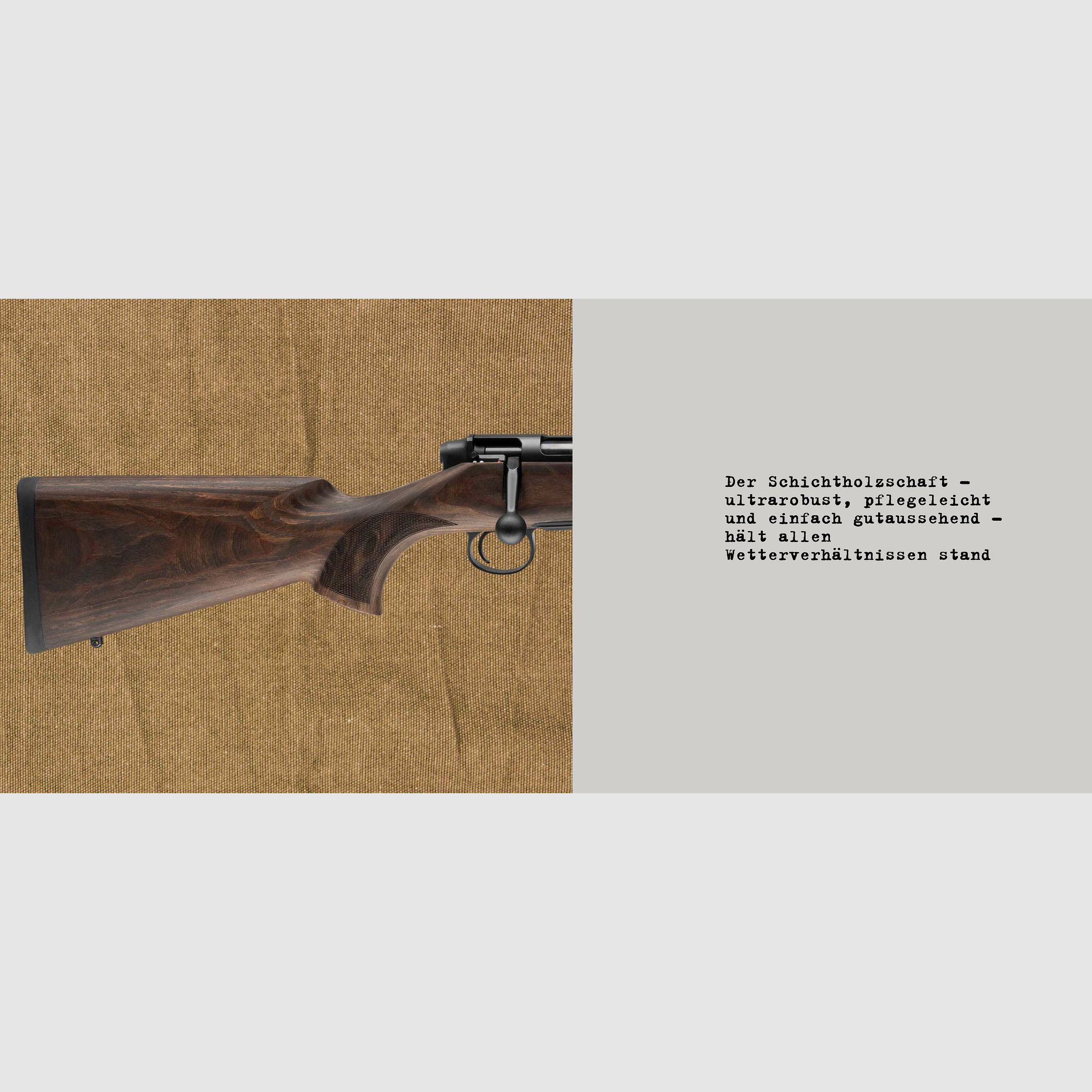 Fucile a ripetizione Mauser M18 Pure con calcio in legno stratificato filettatura della volata M15x1