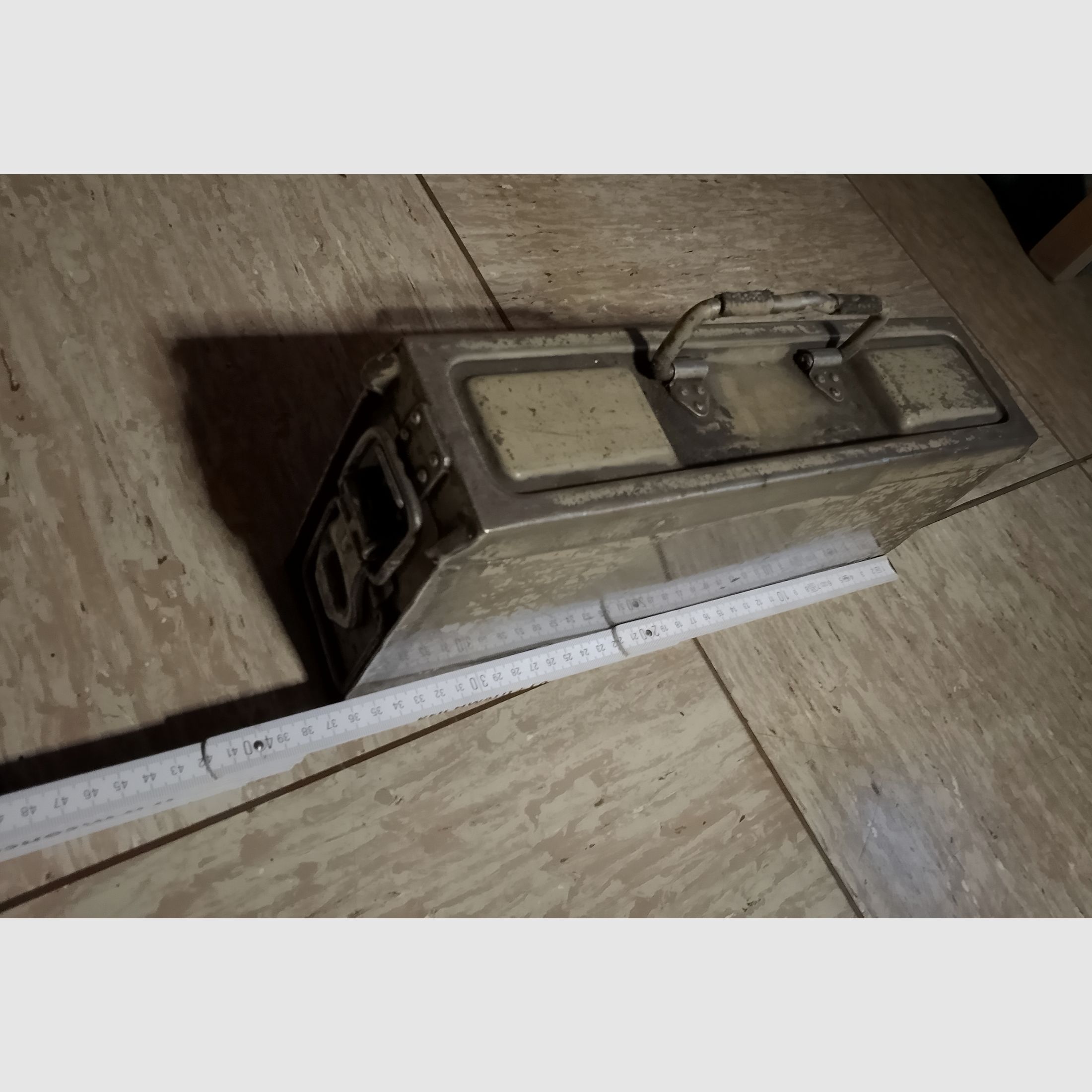 Munitionskiste klein länglich Bw Box Kiste Munition Bundeswehr 8,5cm x 17cm x 36cm