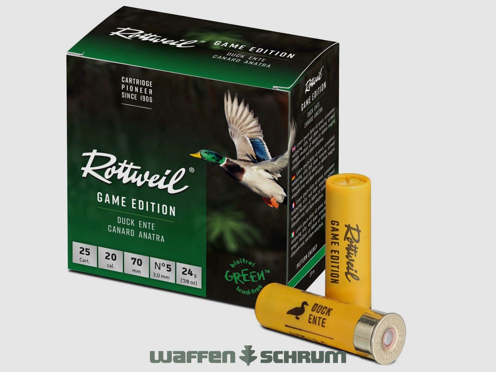 Rottweil 20/70 Game Edition Ente Steel 3,0mm - 24g
