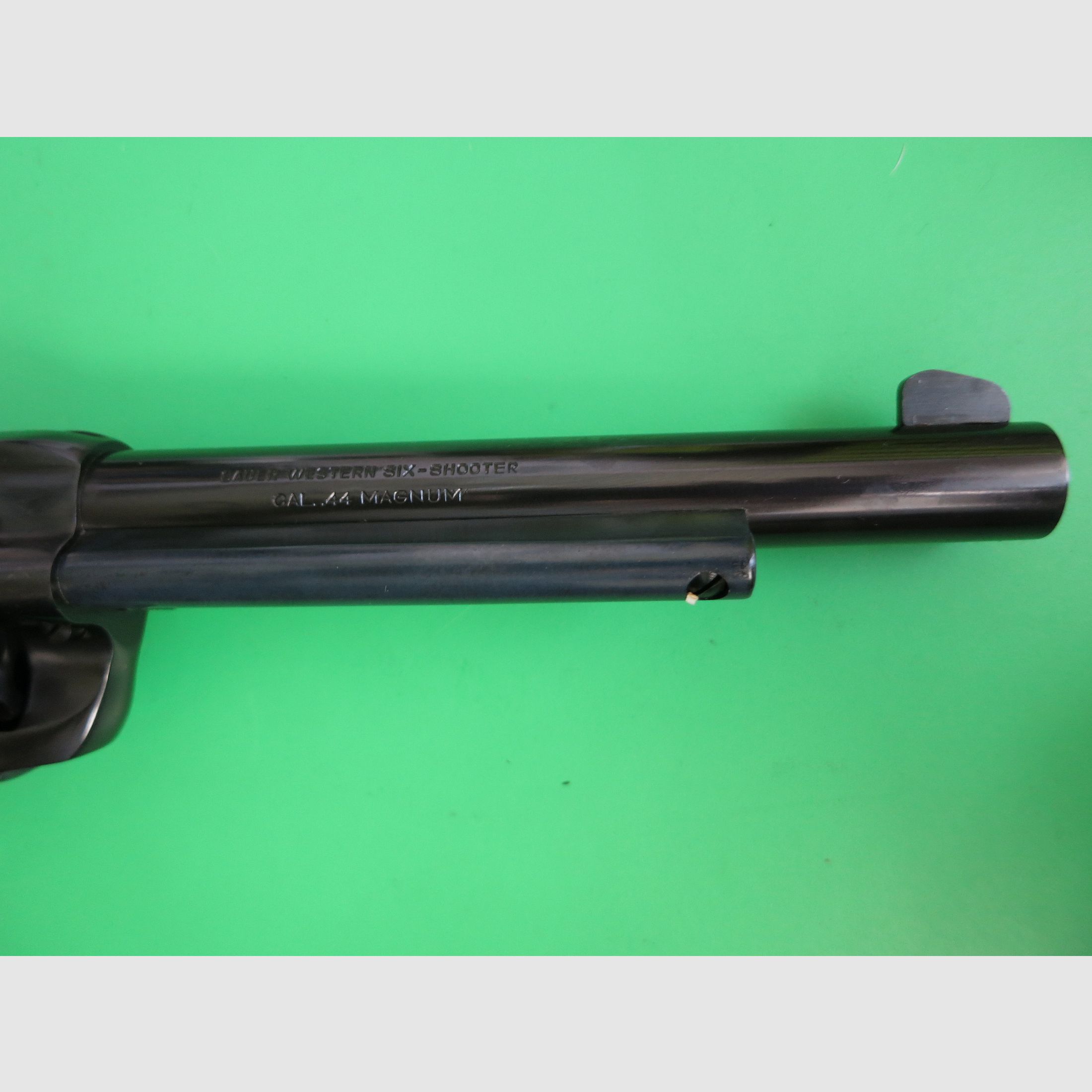 Western revolver, FJ. P. Sauer & Sohn, Western six-shooter, .44 RemMag, collector's condition #65, image 11 of 13