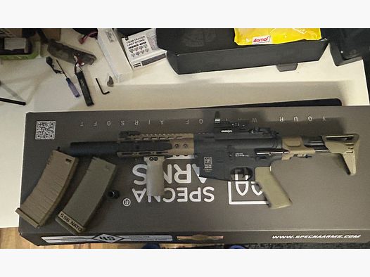 Specna Arms C12 Core Half Tan 0,5J Airsoft als nieuw!!