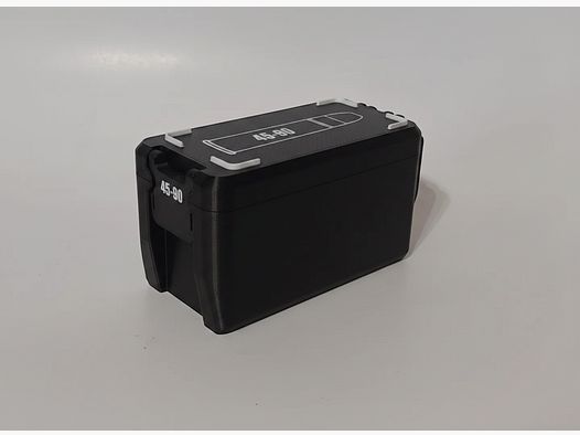 Filamelt ammunition box / 45-90 / 'folding / locking lid' / cartridge box, ammo box