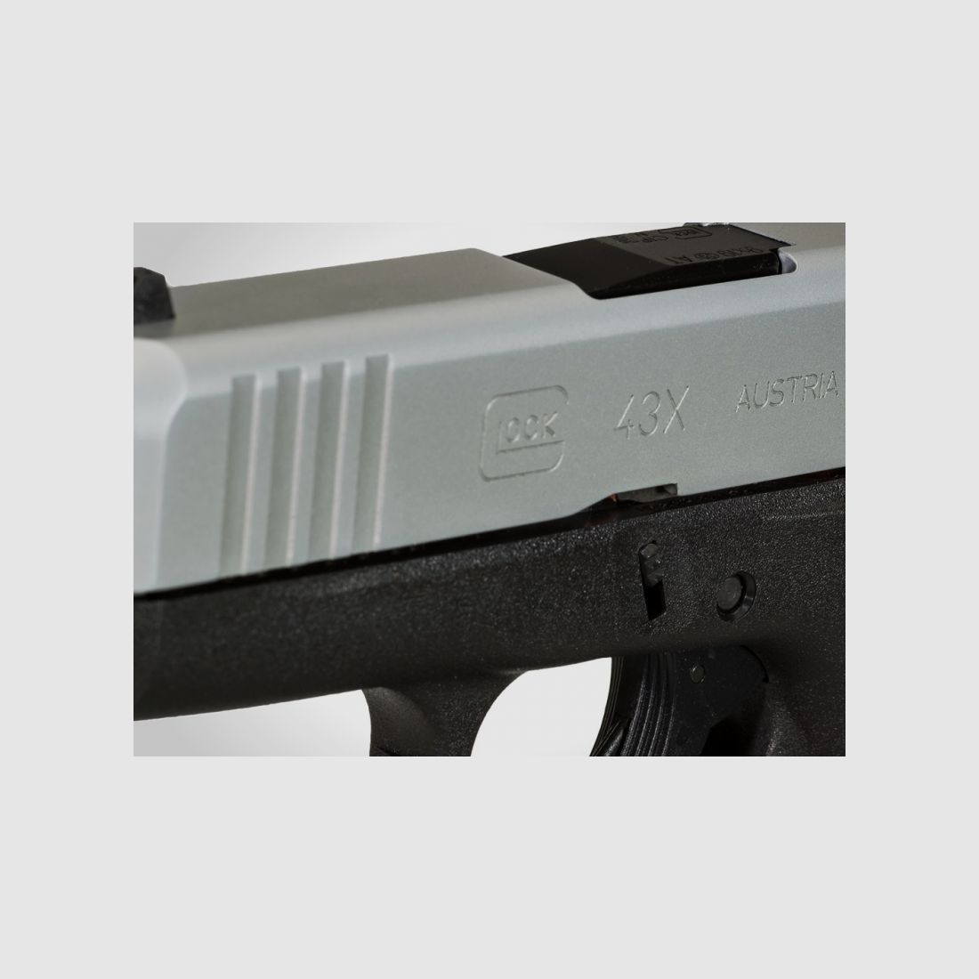 PISTOLE GLOCK 43X Kal.9x19 Silber Slime, Bild 8 von 9