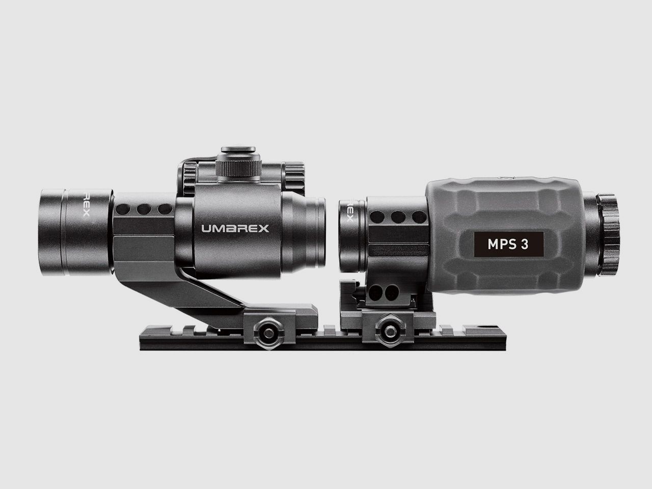 LeuchtpunktzielgerĂ¤t Red Dot Umarex MPS 3 Magnifying Point Sight 7 Helligkeitsstufen fĂĽr Weaver-, Picatinny-Schiene