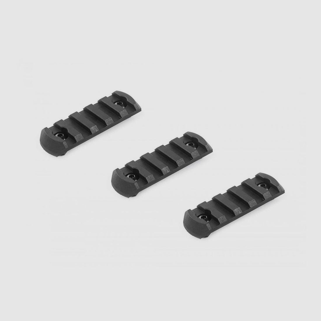 Kit mit 3 QRS M-LOK Schienen 5 Slots VFC - Schnelle Montage - Kompatibel mit Zubehör - Vielseitigkeit und Robustheit, Bild 1 von 5