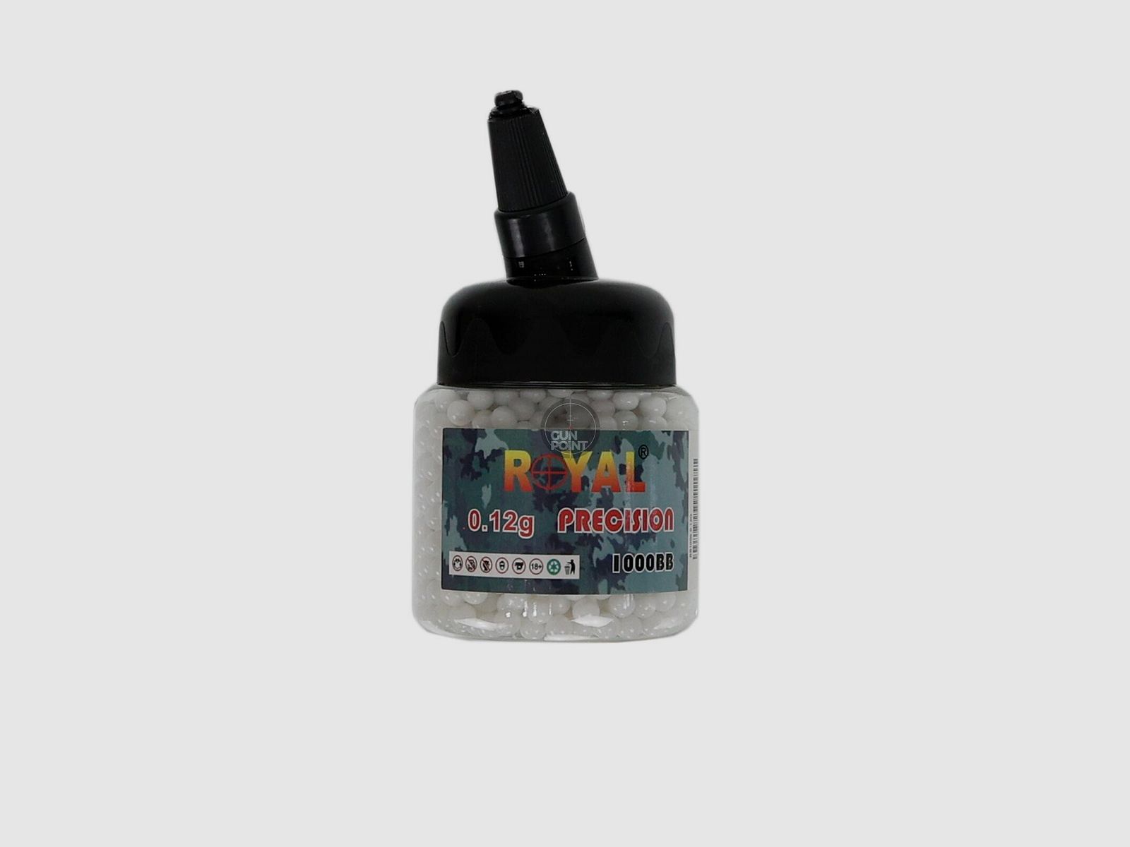 Softair - Kugeln ROYAL Precision BB`s - 0.12g 1.000 Stk. Gelb