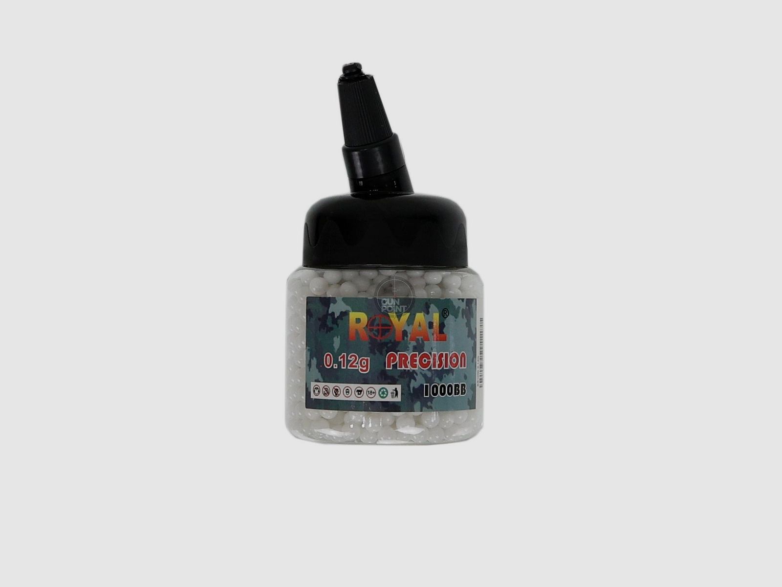 Softair - Kugeln ROYAL Precision BB`s - 0.12g 1.000 Stk. Gelb