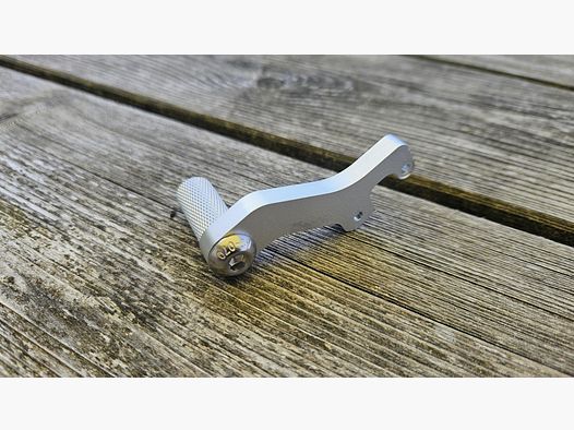 Biathlon Ladehebel Side Lever - Voor Snowpeak AirmaX PP750 Umarex Notos - Zilver