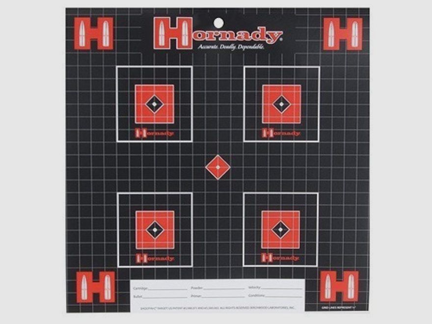 Hornady Lock-N-Load Schießscheiben 12"x12" / 30,48x30,48cm 10 Stück