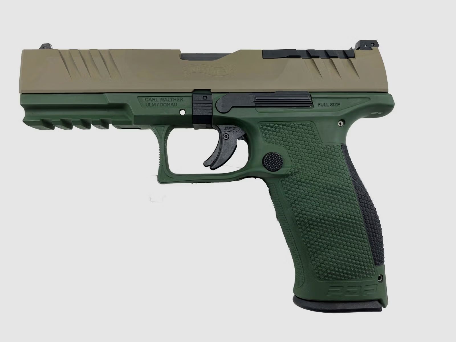 Walther Pistole PDP Full Size 4.5″ FDE Highland Green – 9 mm Para