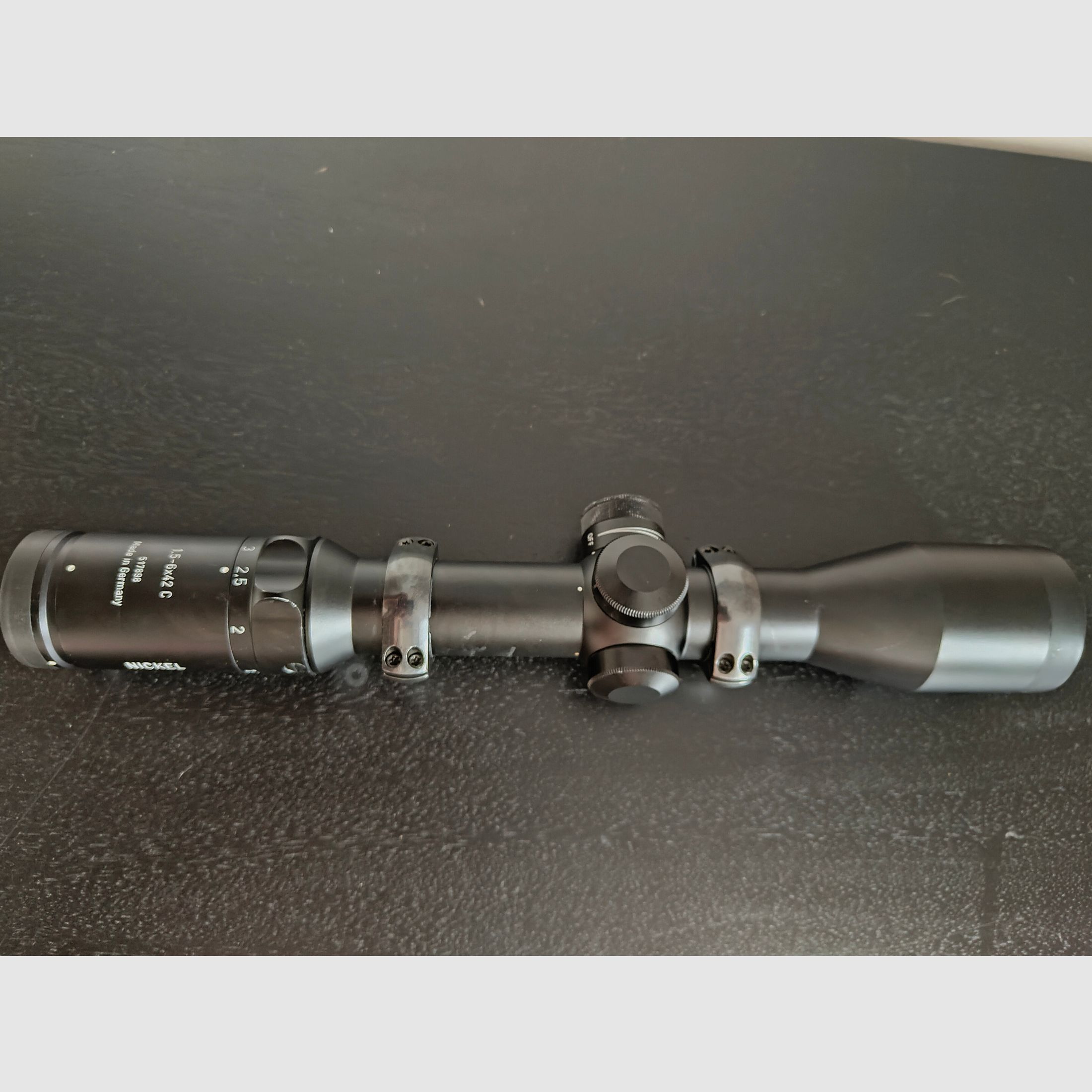 Scope Nickel 1.5-6x42 C illuminated reticle mount Sako Optilock