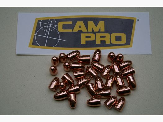 Ogives Cam Pro 9mm 124 grains RN cuivrées par 5000