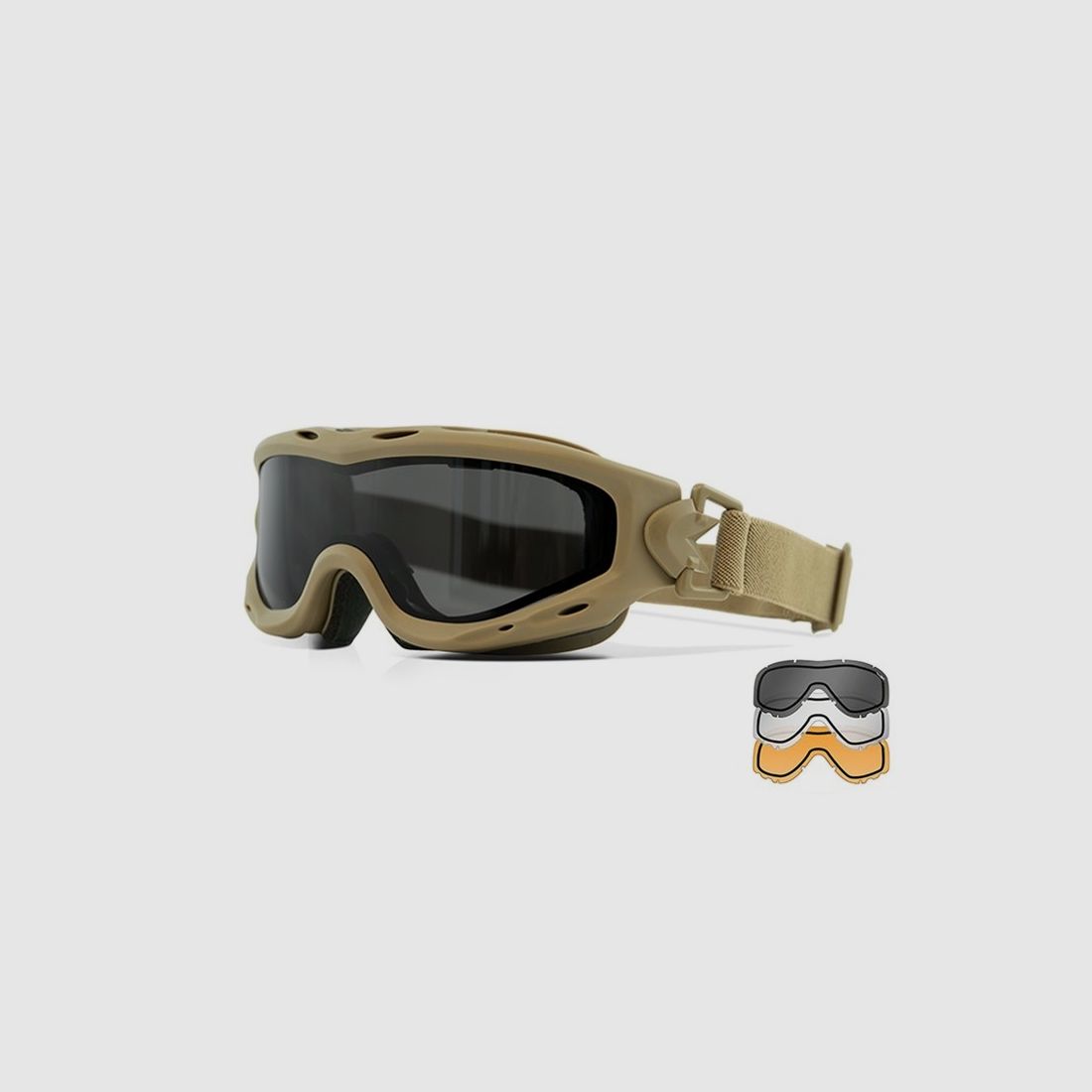 Wiley X Schutzbrille SPEAR Dual Tan, Bild 1 von 8