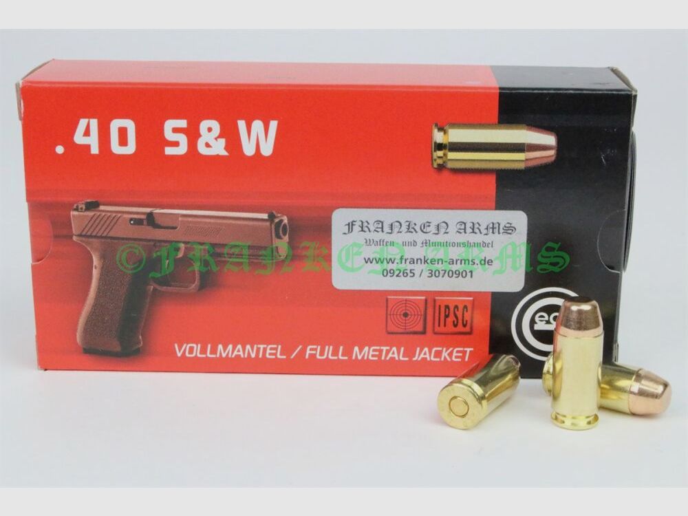 Geco .40 S&W VM-FK 180gr. 11,7g 50 pièces Prix dégressifs
