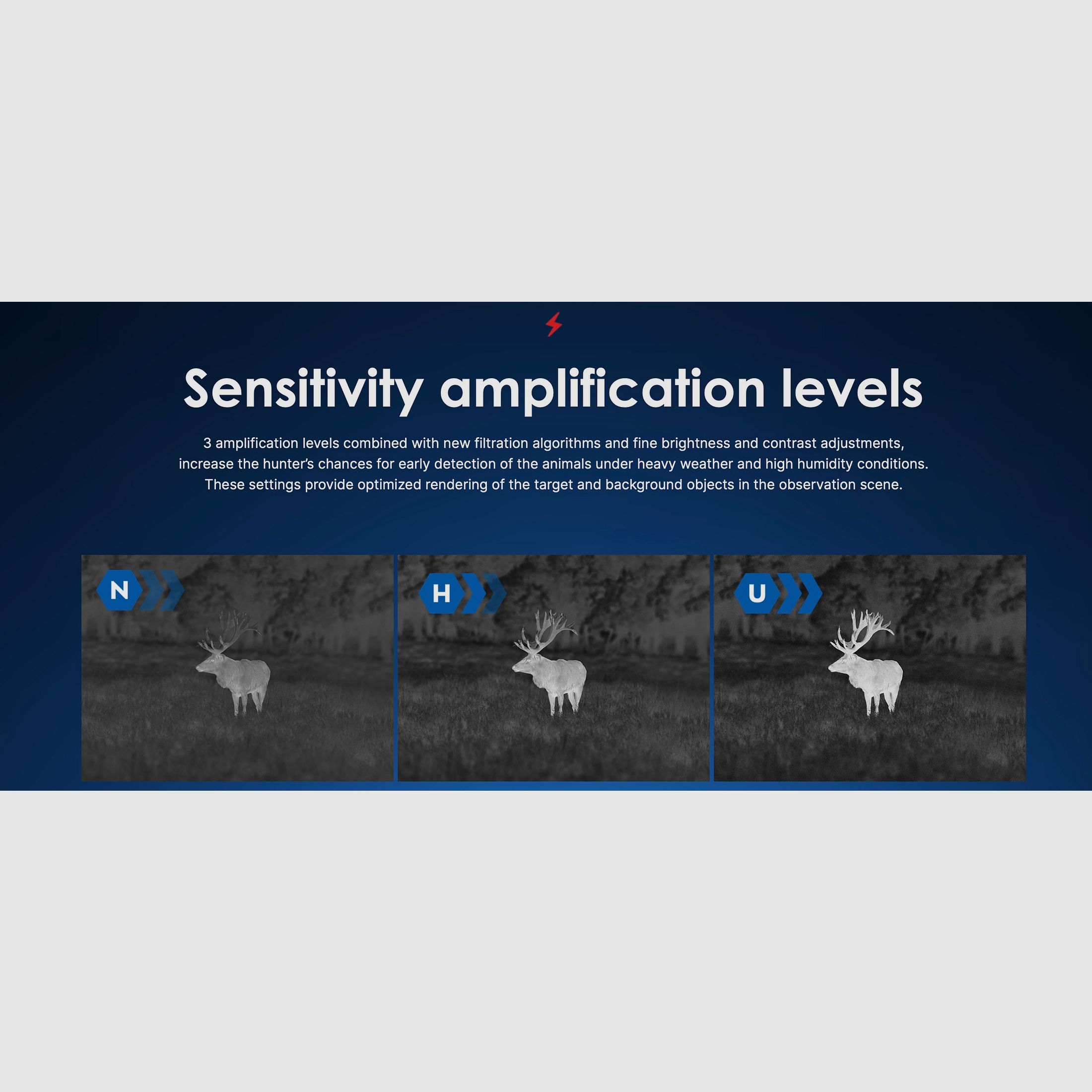 PULSAR thermal imaging device Axion XQ30 Pro 384x288 pixels @ 17 µm NETD <25 mK