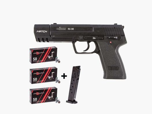 Röhm	 RG 96 MATCH brüniert 9 mm P.A.K. Platzpatronen-Set