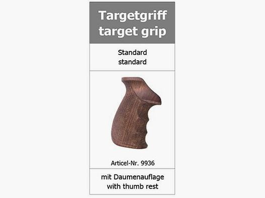 ARMINIUS Griffschalen f. HW 9/357 -Target Standard Nußbaum, rechts #9936
