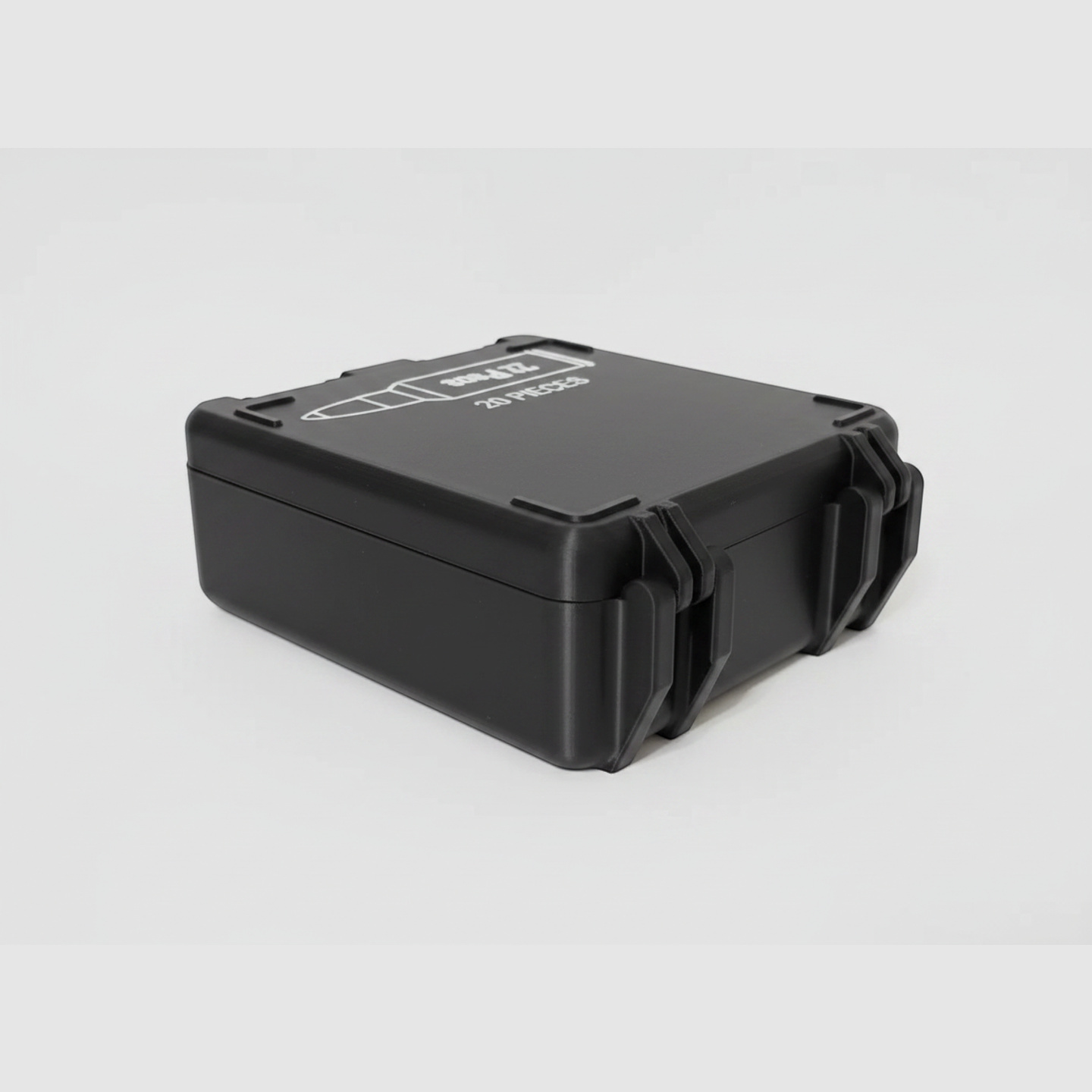 Filamelt Munitionsbox / 22 Picra / 'Klapp- / Rastdeckel' / Patronenbox, Ammo Box
