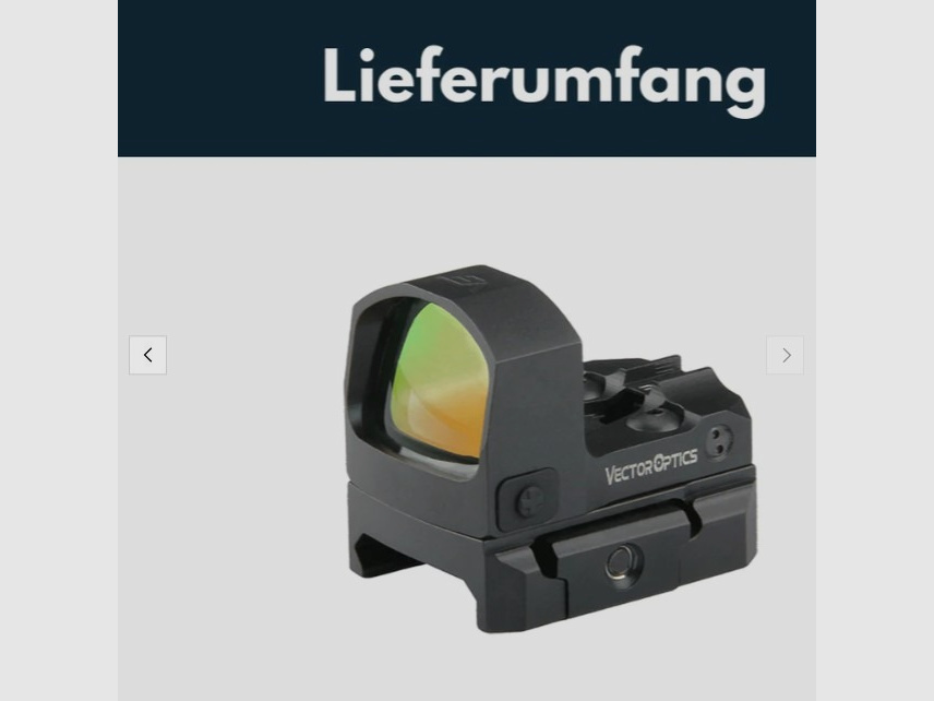 Vector Optics SCRD-M43 Frenzy-S 1x17x24 MOS Multi Reticle Leuchtpunktvisier