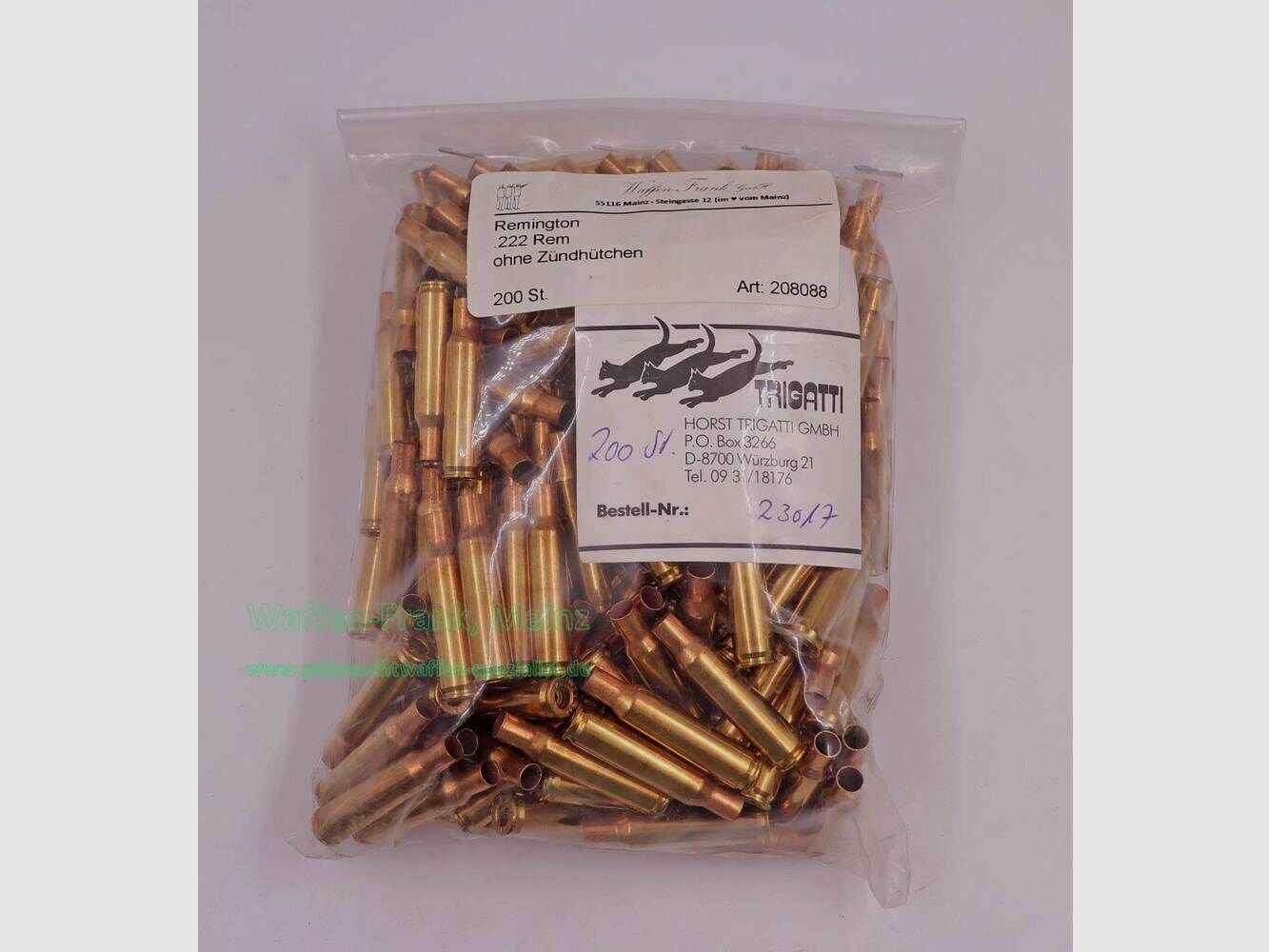 Remington - USA Langwaffenhülsen .222 Rem.