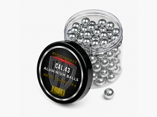 175x ALUMINIUM BALLS CAL.43 | HIGH IMPACT | PPQ | TPM1 | M&P9 | 1,8g