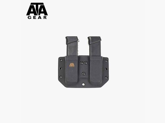 ATA-GEAR DOPPELMAGAZINTASCHE ver. 1 GRAND POWER 910 / FLARM GP T910 RIGHT HAND / LEFT HAND BLACK