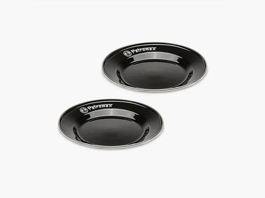 Petromax Petromax Talerz emaliowany 26 cm 2-częściowy zestaw - Czarny