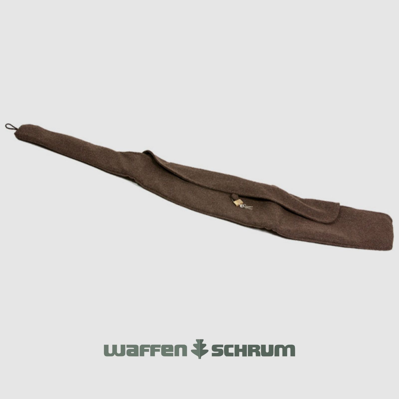 Knobloch myśliwska futerał na karabin filcowy/loden 106cm - brązowy z zamkiem