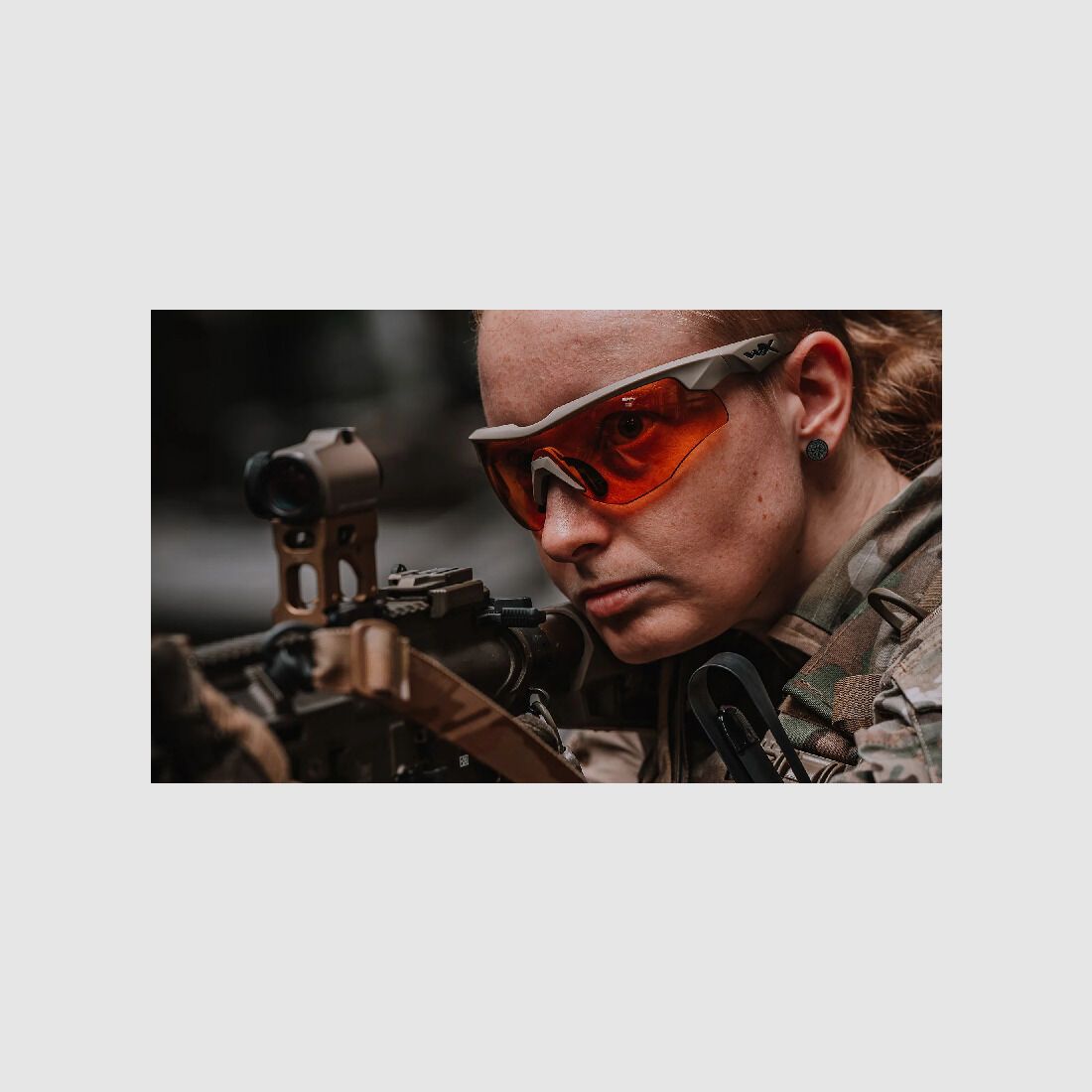 Wiley X WX Rogue COMM tan grau, klar, rost