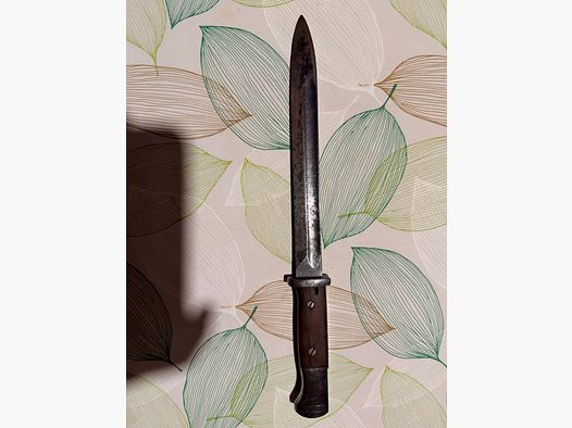 Baïonnette pour Seitengewehr 84/98, III. modèle du système Mauser 98