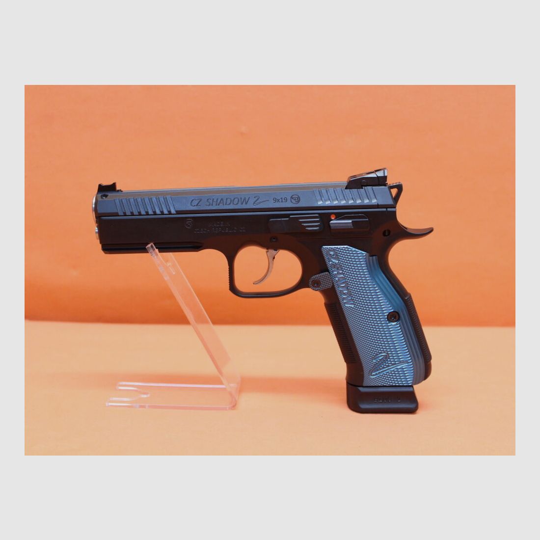 CZUB Ha.Pistolet 9mmLuger CZUB CZ SHADOW2 Noir Poly DA/SA Canon de 119mm, modèle spécial Bushing de canon/ BB