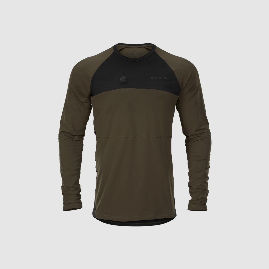 Härkila Heat L/S Langarmshirt Willow Green/Black 3XL