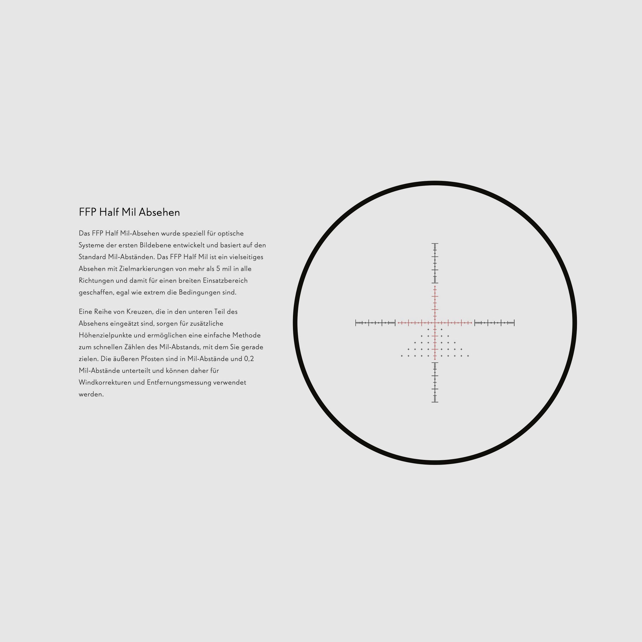 HAWKE 17460 Zielfernrohr Sidewinder 30 FFP 6-24x56 FFP Half Mil Absehen