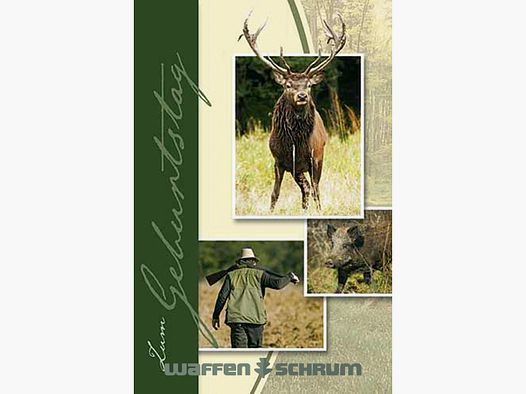 Fritzmann Geburtstags Karte Jagd