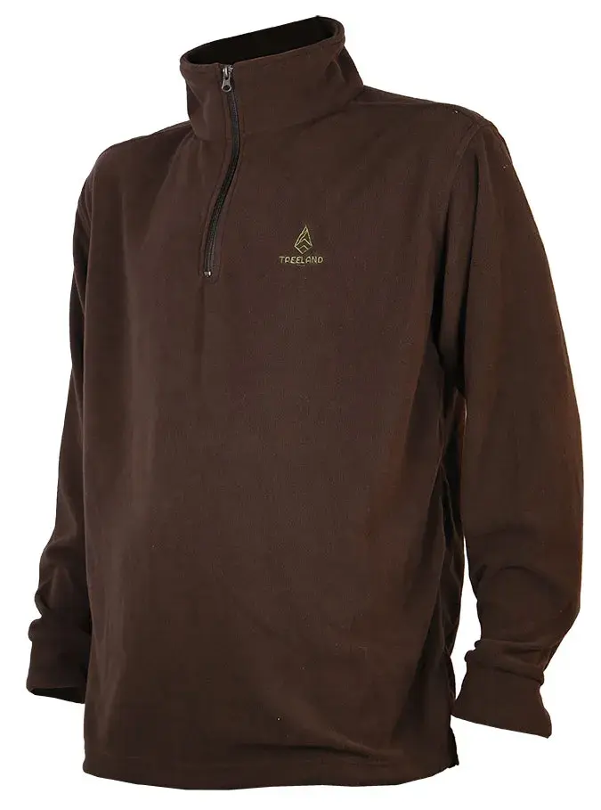 Treeland Fleecejacke mit Reißverschluss Braun, Bild 2 von 2
