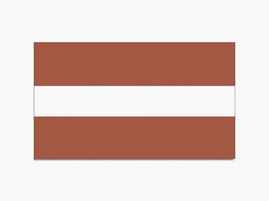 Unbekannt Flagge Lettland