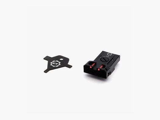 Eemann Tech Adjustable Rear Sight with Fiber Optics for CZ 75