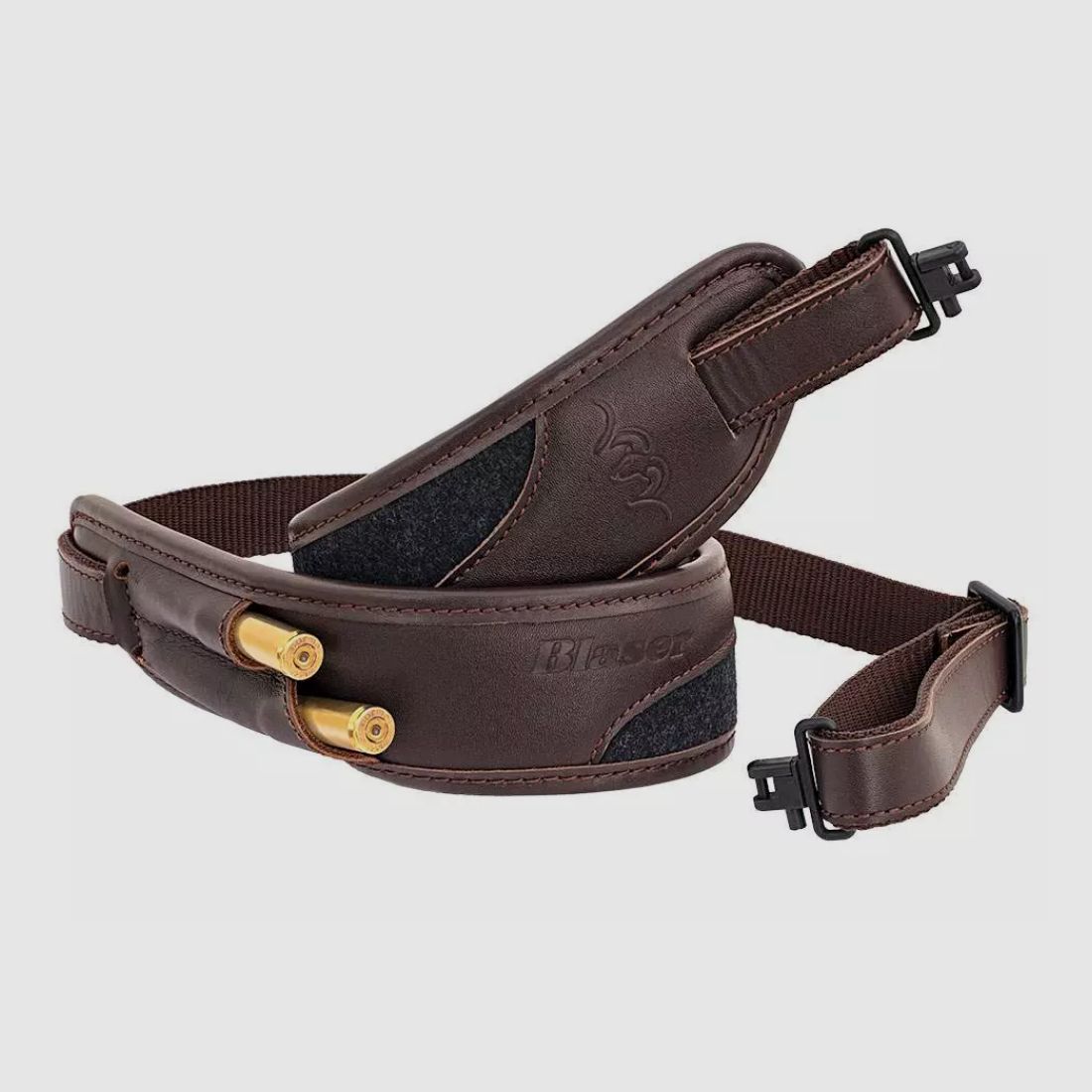 BLASER - Gewehrriemen Loden/Leder