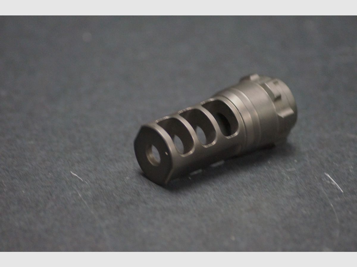 Acheron HexaLug Mündungsbremse 5.56 1/2″x28 UNEF, Bild 2 von 3