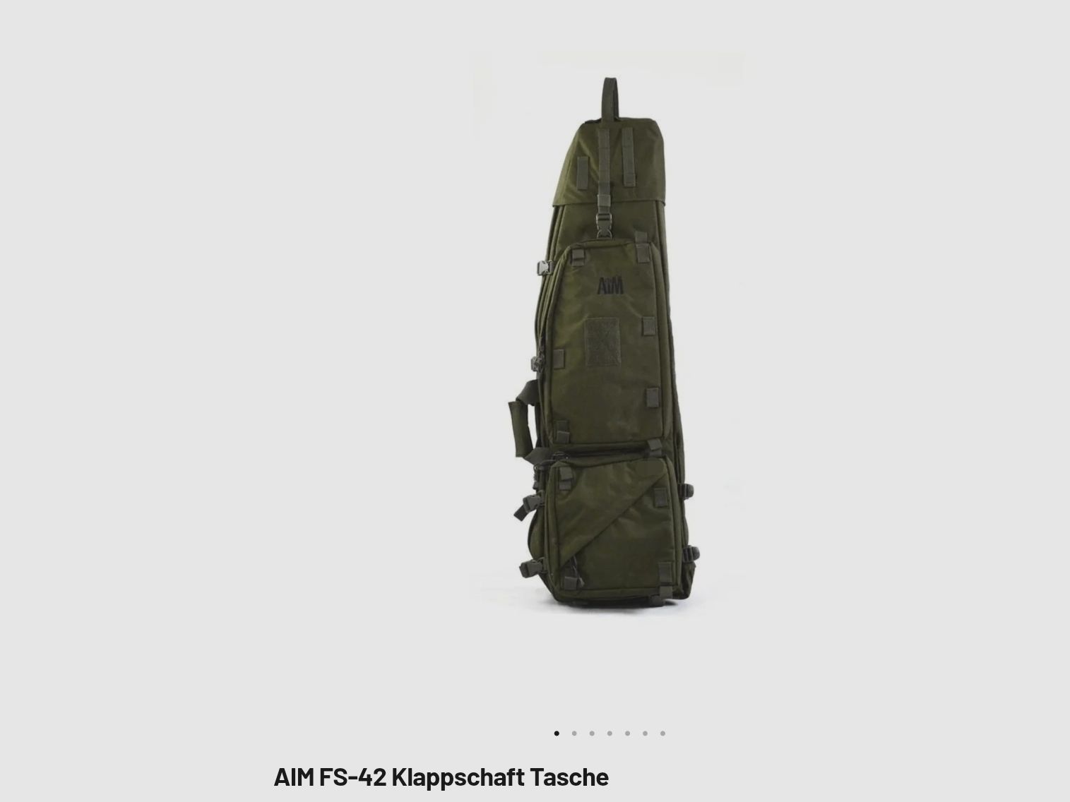 AIM FS-42 geweertas voor inklapkolf, als nieuw, afbeelding 1 van 5