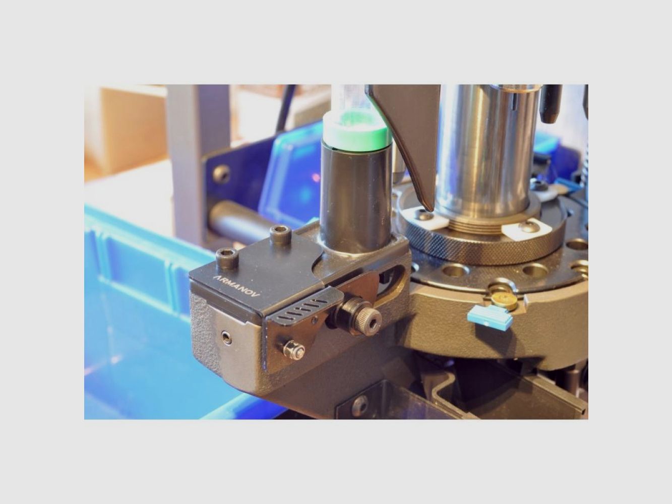 Case Feeder Stop Switch for Dillon 1050