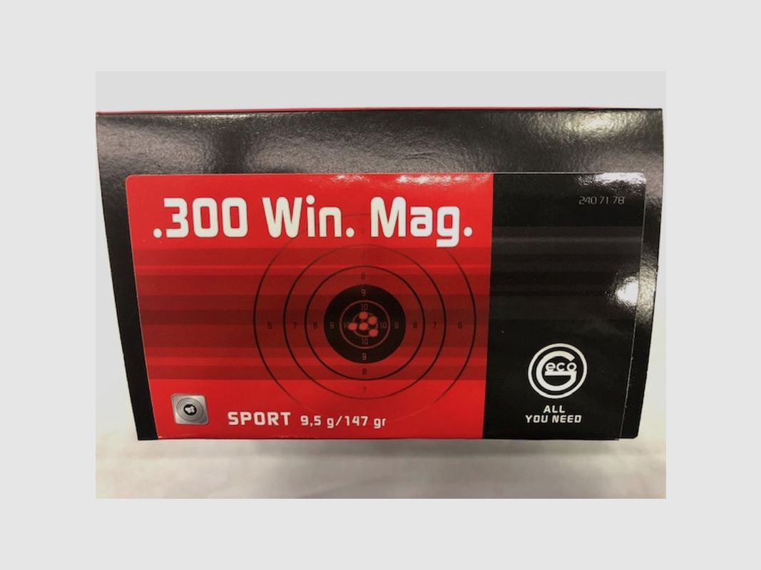GECO CARICHE 300 WIN MAG 147 GR, immagine 1 di 2