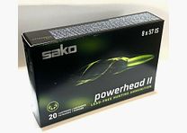 Sako 133001610 Powerhead II 8x57 IS Barnes TTSX 10,4 g 160grs. bleifrei Büchsenmunition