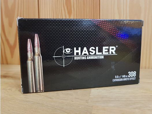 HASLER MUNITION Kal. 308 ARIETE 148 GR.