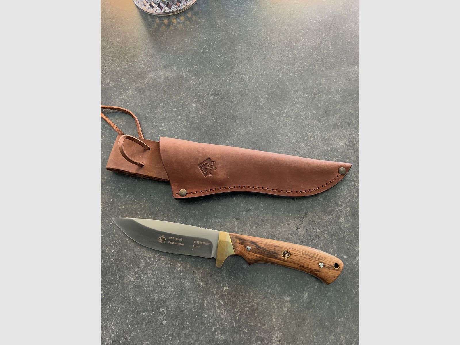Puma Jagdmesser SGB Teton mit Lederscheide, neu