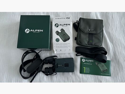 Fernglas ALPEN OPTICS 20x42 / Bresser - 6 Monate alt - Lebenslange GARANTIE