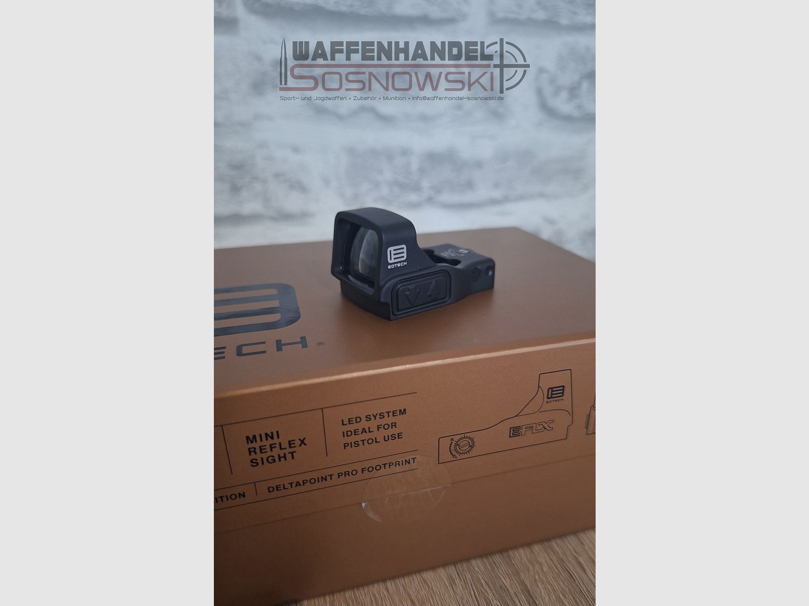 Visor reflex mini EOTech EFLX 3MOA, negro