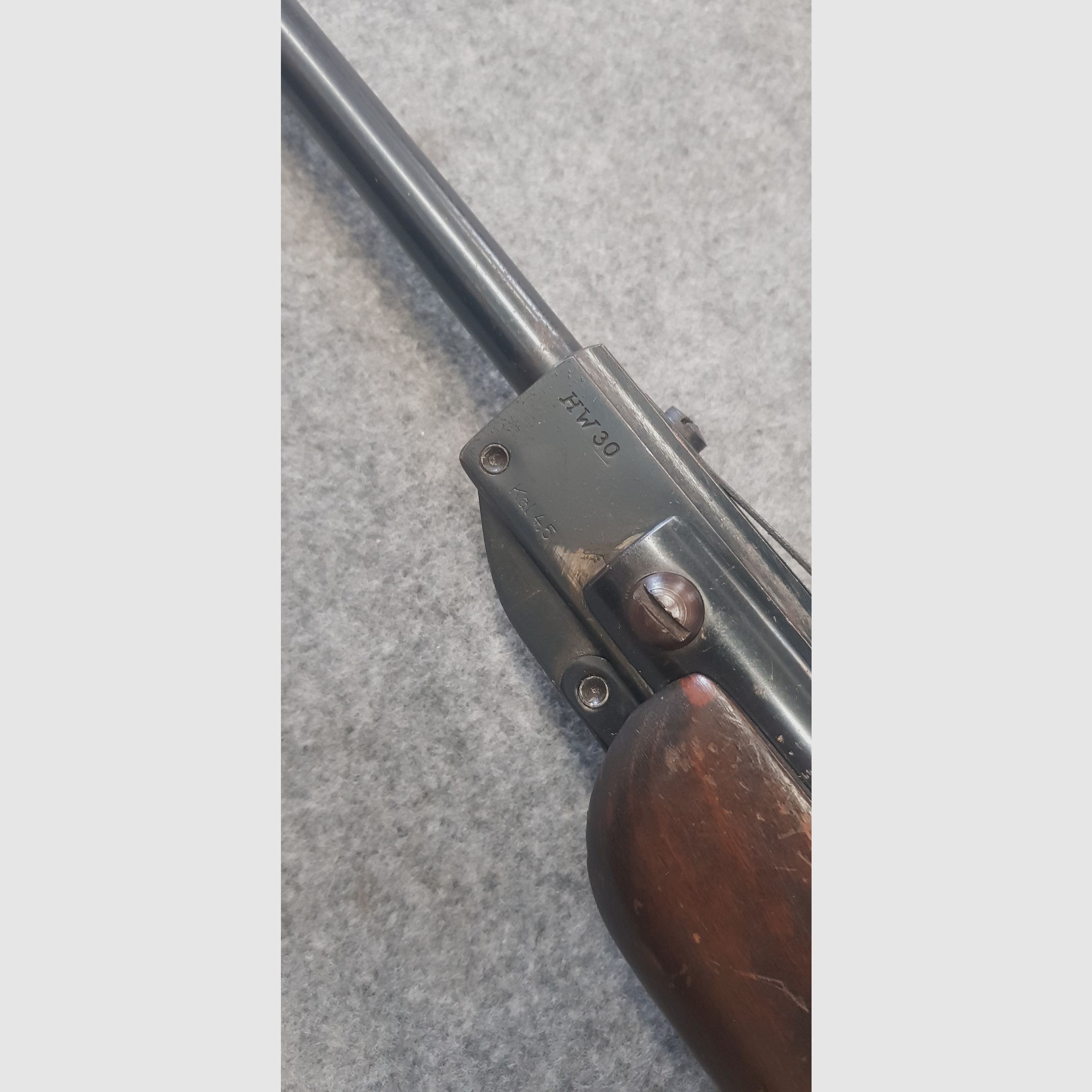 Bardzo stary karabinek sprężynowy Weihrauch HW30 bez znaku F z lat 50/60-tych kal. 4,5 mm diabolo